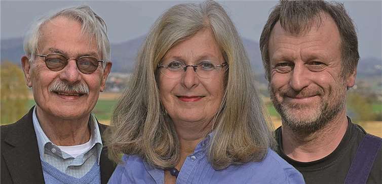 Die Vorsitzende Helga Frohberg mit ihren Stellvertretern Jürgen Meinberg und Jürgen Güttes.privat