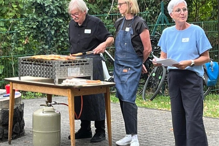 Die Vorsitzende bei ihrer Ansprache an die Ehrenamtlichen