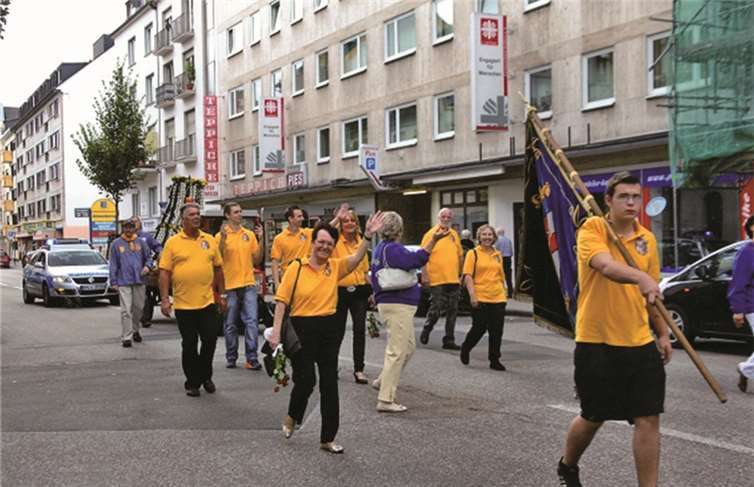 Die Vorstädter Kirmes mit ihrem Festumzug ist immer ein besonderes Ereignis.Archiv