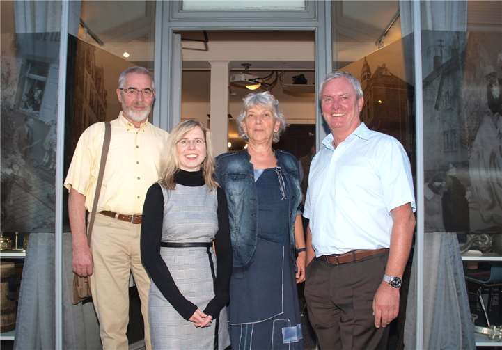 Die Vorstandsmitglieder des Förderverein Moselweiß (fvm) präsentierten sich auf der Ideenbörse gut aufgestellt und bestens vorbereitet; v.l. Friedrich Goos, Christiane Zügner, die 1. Vorsitzende Henriette Meinhardt-Bocklet und Thomas Kirsch.US