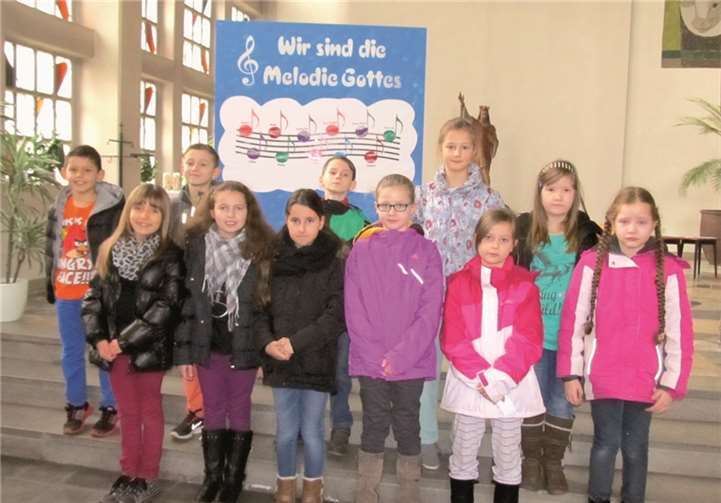 Die Vorstellung der Kommunionkinder Mülhofen 2014. -PS-
