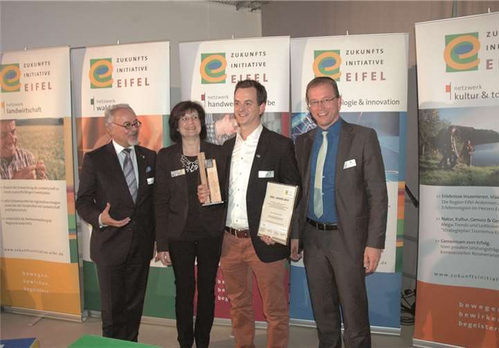 Die Vulkan Brauerei hat den Eifel Award 2014 gewonnen. privat