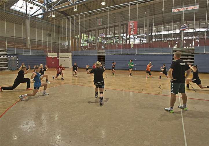 Die Vulkan-Ladies sind wieder fleißig am trainieren.