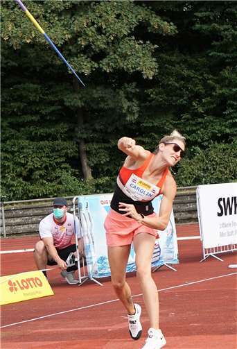 Die WM Zweite von 2017, Carolin Schäfer, gewann unter anderem den Speerwurf und entschied das Deichmeeting für sich.