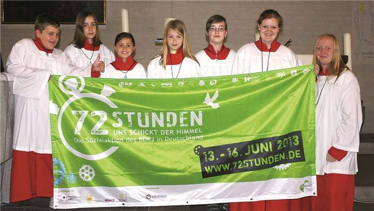 Die Wachtberger Ministranten freuen sich bereits auf die Aufgaben während der 72-Stunden-Aktion des Bundes der Deutschen Katholischen Jugend.Privat