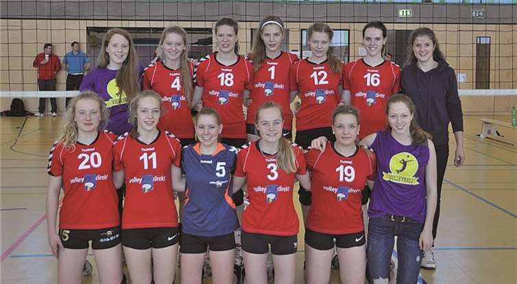 Die Wachtberger U18 Volleyballmädchen sind 6. Bestes Team in NRW.privat