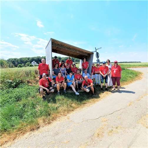 Die Walbeze Narren erlebten die Schönheiten der Grafschafter Landschaft. Foto: privat