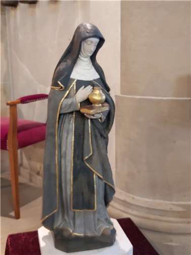 Die Walburgis-Figur.