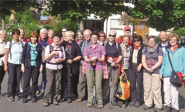 Die Walker und Nordic Walker bezwangen fast 14 Kilometer bei einer Höhendifferenz von 650 Metern.privat