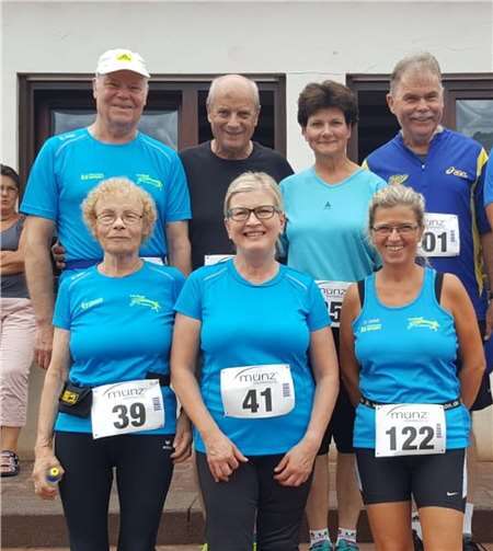 Die Walker waren in Heimbach schnell unterwegs.  Privat