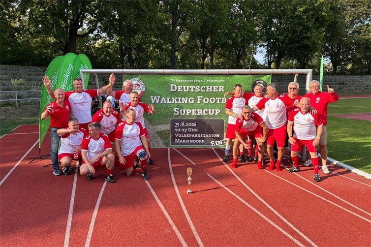 Die Walking-Footballer des VfB Polch auf nationaler Ebene unter den drei Top-Teams.