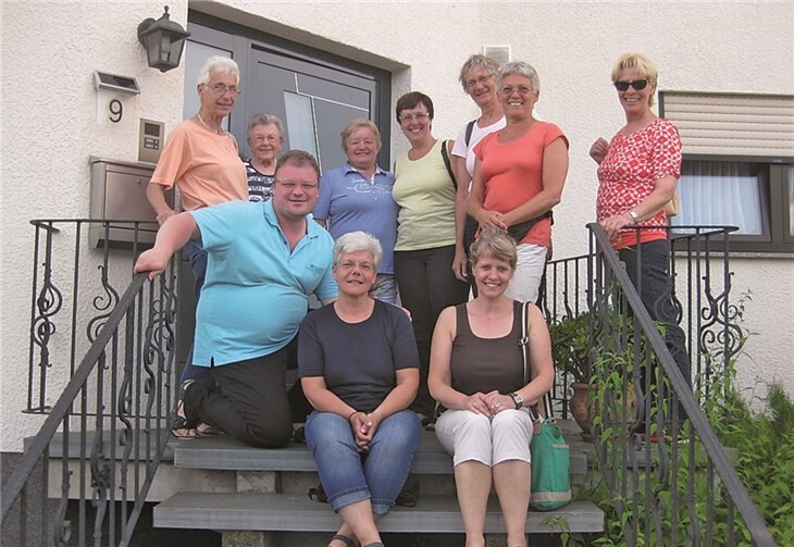Die Walking-Gruppe genoss einen Tag im Saarland beim ehemaligen Mitstreiter Markus.privat