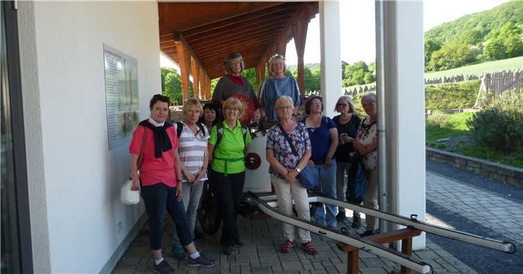 Die Walkinggruppe auf den Spuren der Römer. Privat