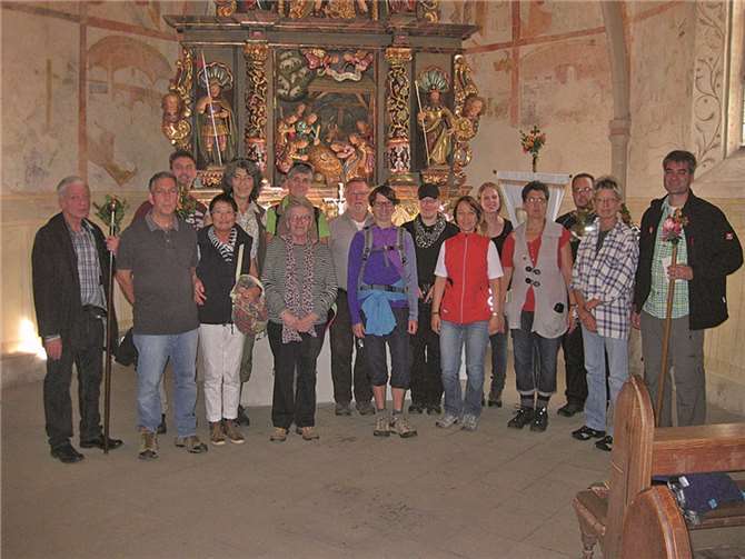 Die Wallfahrt stand in diesem Jahr unter einem besonders guten Stern.privat