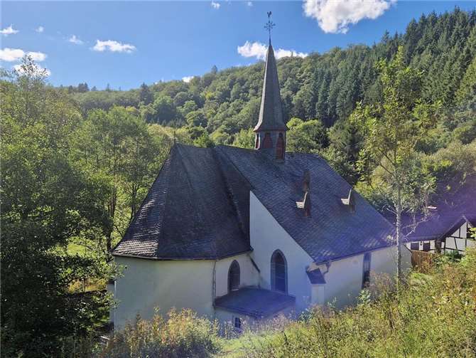 Die Wallfahrtskapelle St. Jost bei Langenfeld.  Foto: Pfarrei St. Jodokus Langenfeld