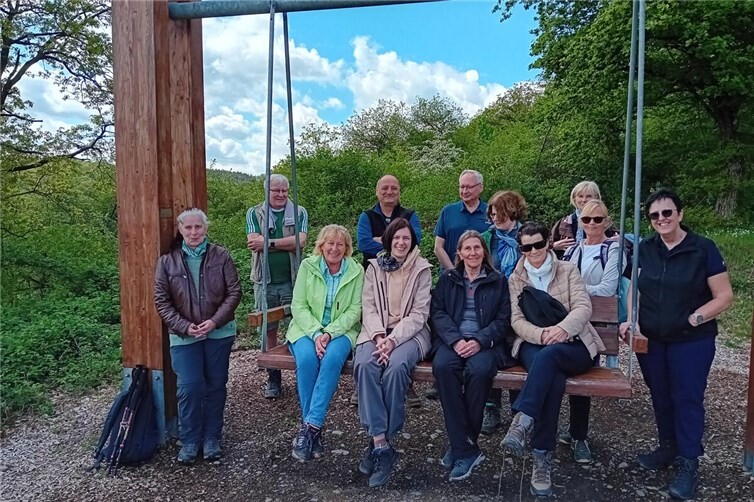 Die Wanderer bei der Mittagspause