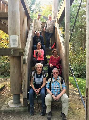 Die Wanderer des Eifelvereins Bad Breisig besuchten den EVA-Turm. Foto: privat