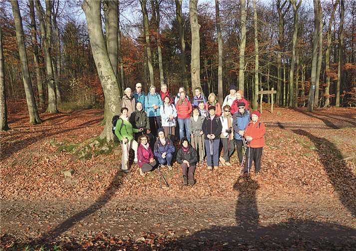 Die Wanderer freuten sich über das gute Wetter. Privat