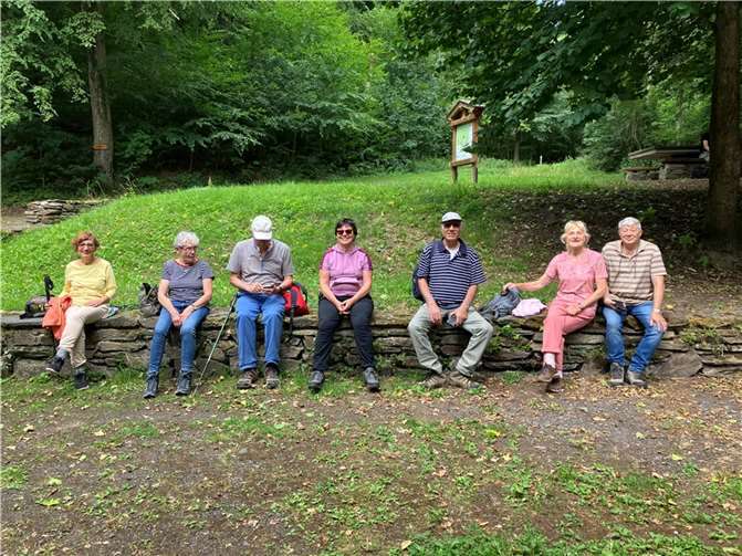 Die Wanderer genossen den schönen Ausflug nach Neuwied.  Foto: privat