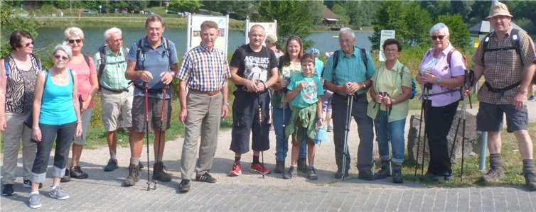 Die Wanderer genossen gemeinsam einen schönen Tag. Privat