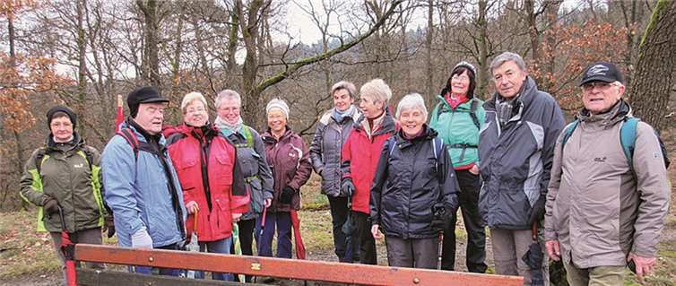 Die Wanderer hatten auf dem Hunsrückhöhenwanderweg viel Spaß.Achim Klose