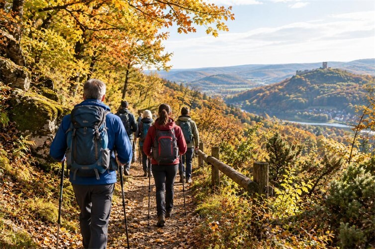 Die Wanderer können sich auf traumhafte Aussichten freuen.