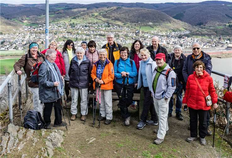 Die Wanderer konnten die schöne Aussicht genießen. Foto: privat