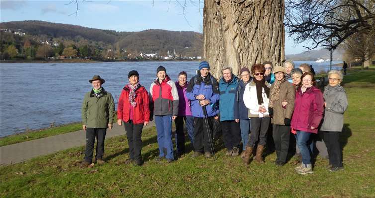 Die Wanderfreunde bei ihrer letzten Wanderung des Jahres. Foto: Günter Hussong