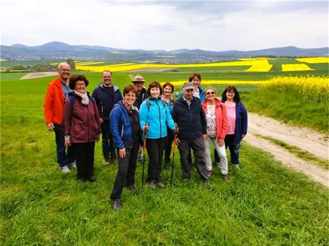 Die Wanderfreunde des Kirchenchors Thür.  Foto: privat