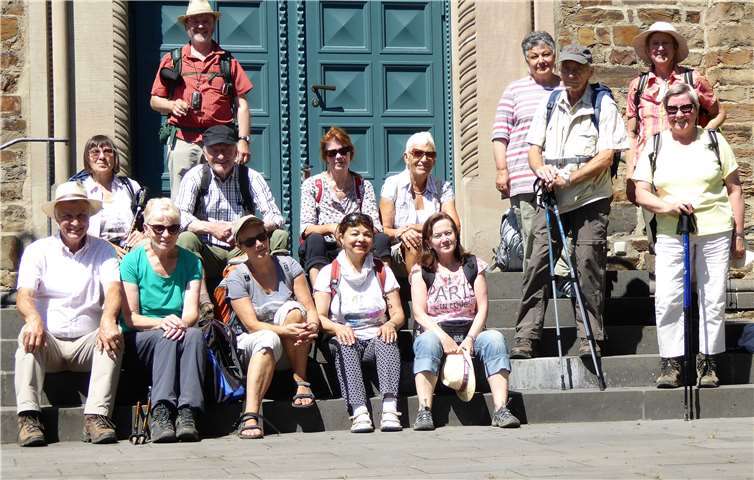 Die Wanderfreunde des TV Remagen erlebten letztlich einen schönen Wanderausflug mit viel Sehenswertem.  Günter Hussong