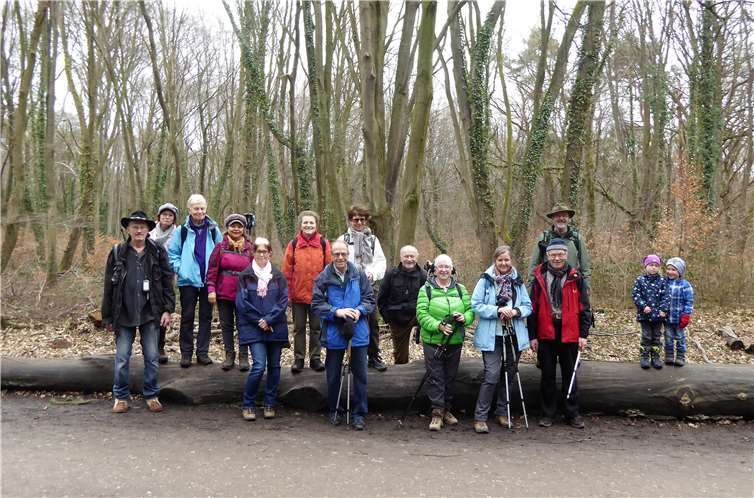 Die Wanderfreunde des TV Remagen waren rund um den Venusberg unterwegs.privat