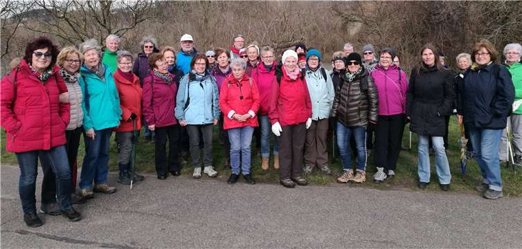 Die Wanderfreunde erfreuten sich an einer informativen Hochwasserwanderung.Foto: privat