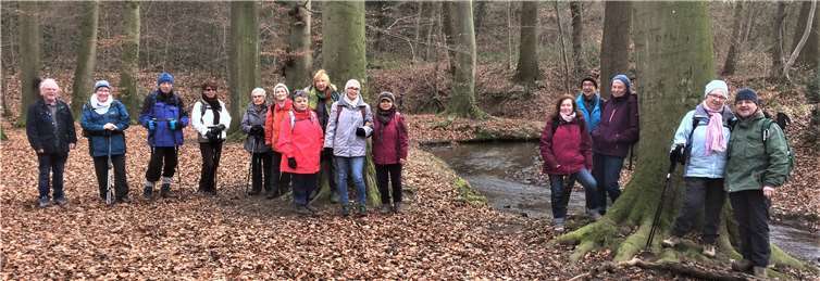 Die Wanderfreunde im Godesberger Bachtal.Foto: Günter Hussong