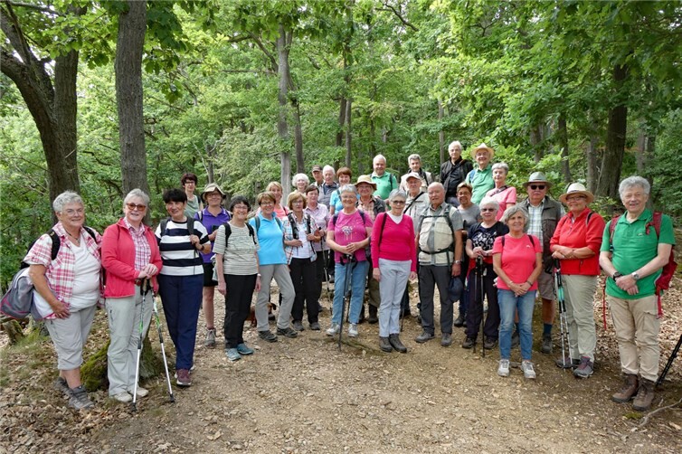 Die Wandergruppe am Damianskopf