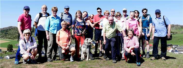 Die Wandergruppe auf dem Kalvarienberg.Foto: privat