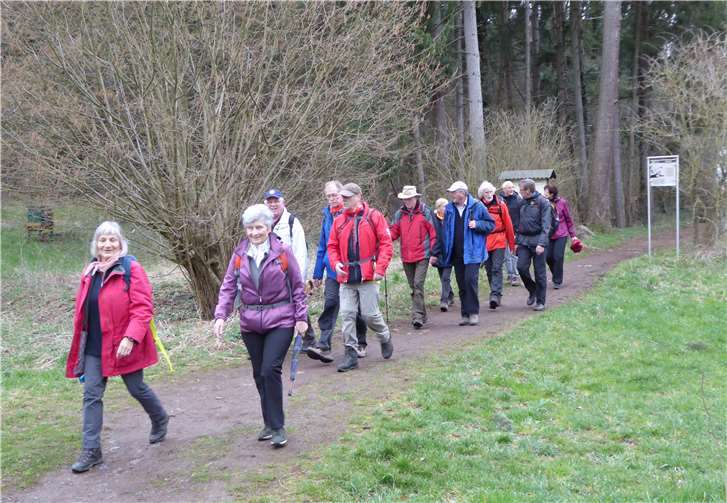 Die Wandergruppe auf dem Nette-Naturweg. Fotos: privat