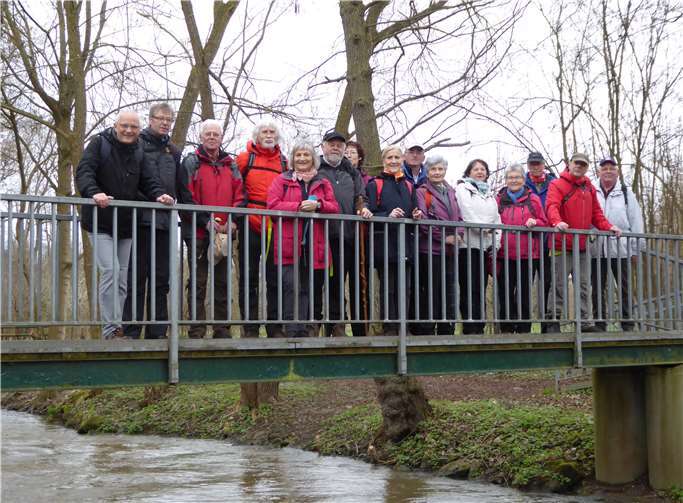 Die Wandergruppe auf der "Ruud Bröck".