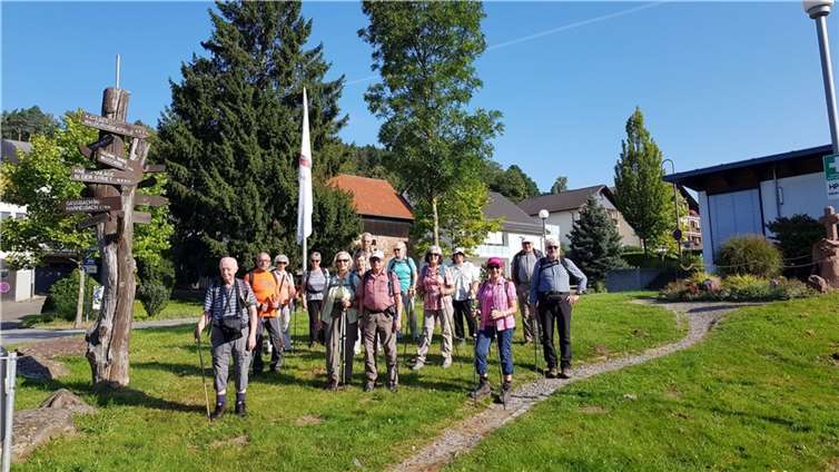 Die Wandergruppe bewältigte Wanderungen von 10 bis 13 km Länge. Foto: privat