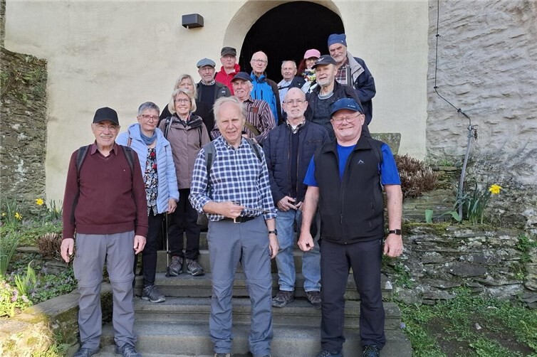 Die Wandergruppe der Kolpingfamilie Lahnstein St. Barbara.