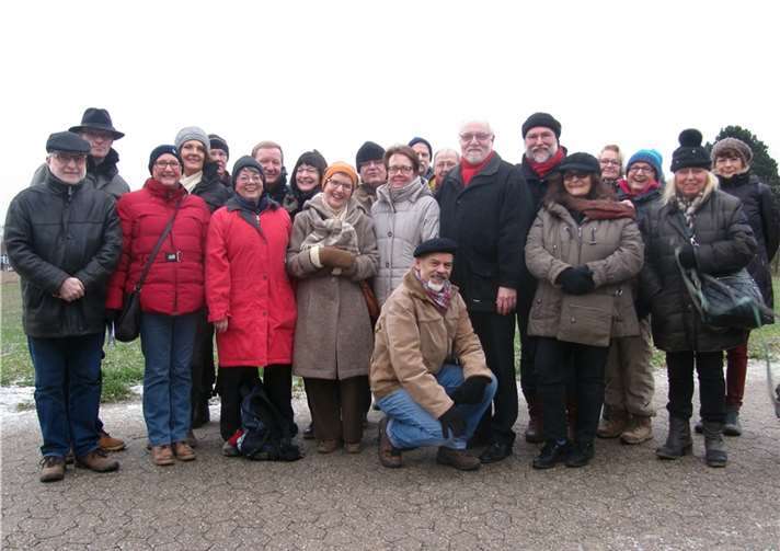 Die Wandergruppe der SPD Rheinbach trotzte den frostigen Temperaturen. privat