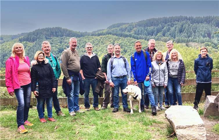 Die Wandergruppe des AfD-Kreisverbands Mayen-Koblenz.  Foto: AfD-Kreisverband Mayen-Koblenz