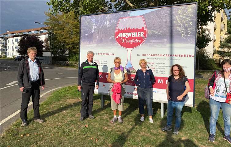 Die Wandergruppe des TuS Ahrweiler war in der Nordeifel unterwegs. Foto: privat