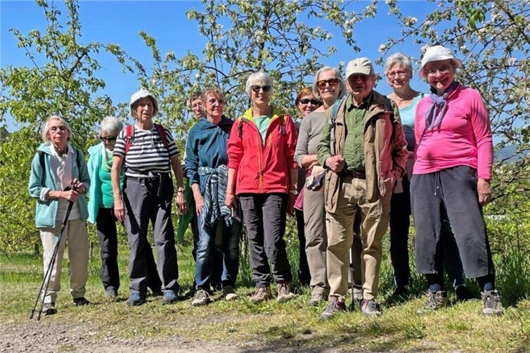 Die Wandergruppe des Vereins plus/minus 60 aktiv e.V.