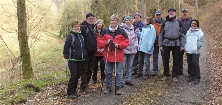 Die Wandergruppe erlebte ein paar schöne Stunden in der Natur. privat