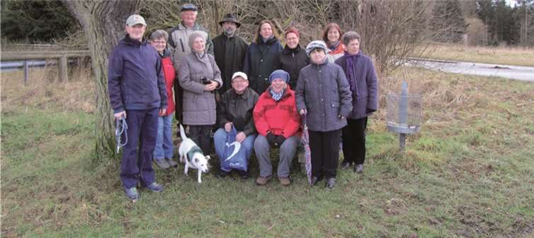 Die Wandergruppe erlebte einen schönen Tag.privat