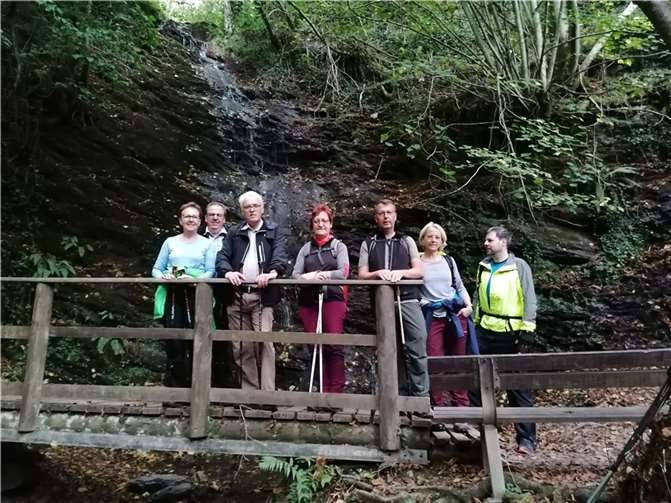 Die Wandergruppe im Dortebachtal. Foto: privat
