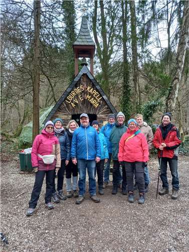 Die Wandergruppe mit Wanderführer Franz Gemke.  Foto: privat