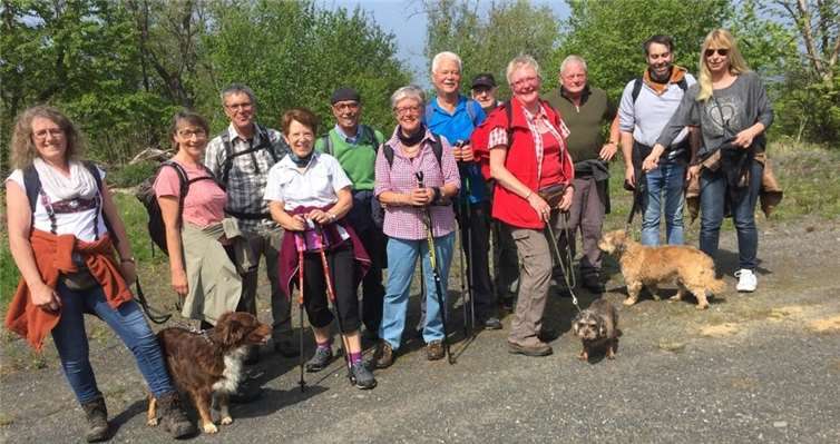 Die Wandersleute auf dem Weg nach Linz. Foto: privat