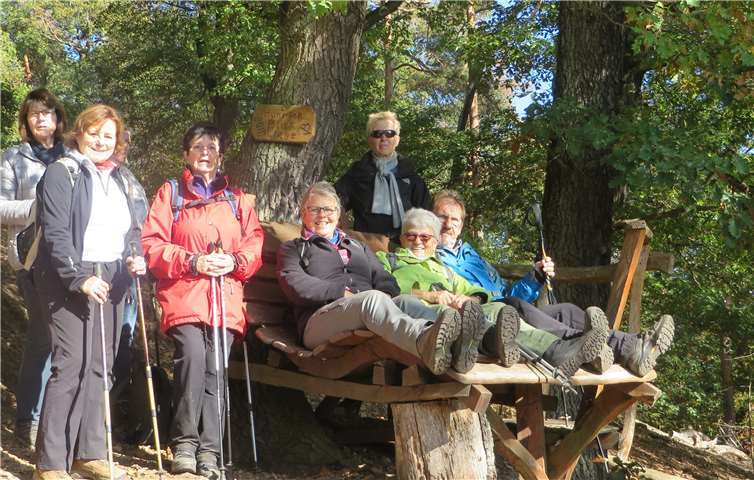 Die Wanderung des Westerwald-Vereins entwickelte sich zu einem geselligen Tag.privat