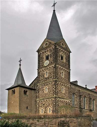 Die Wassenacher Pfarrkirche St. Remigius.Privat